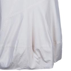 Pre Owned Chloe Beige Wrap Front Sleeveless Dress M