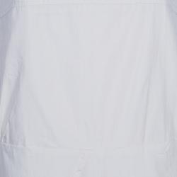 Pre Owned Chloe Beige Wrap Front Sleeveless Dress M