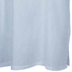 Chloe White Cotton Long Sleeve Tunic Top M