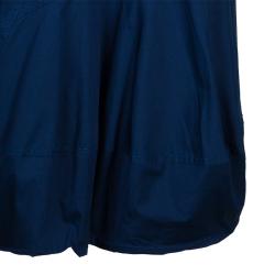 Chloe Blue Wrap Front Sleeveless Dress M
