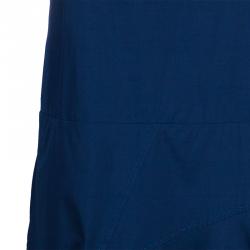 Chloe Blue Wrap Front Sleeveless Dress M