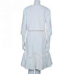 Chloe Off-white Strapless Dress and Blazer Set M