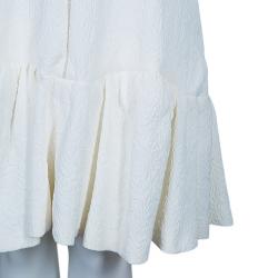 Chloe Off-white Strapless Dress and Blazer Set M