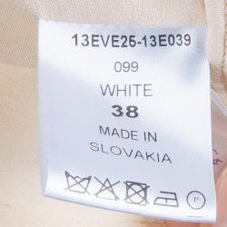 Chloe Off-white Strapless Dress and Blazer Set M