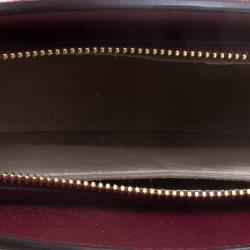 Pre Owned Chloe Burgundy Leather Small Pixie Round Top Handle Bag