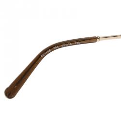 Chloe Gold Carlina Oversized Round Sunglasses