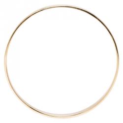 Chloe Coral Colored Enamel Bangle Bracelet