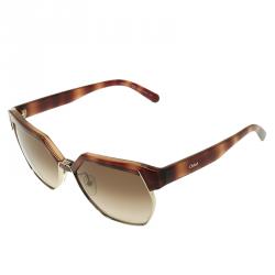 Chloe Brown CE665S Dafne Geometric Sunglasses