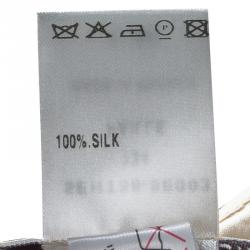 Pre Owned Chloe Beige Silk Lace Trim Detail Camisole S