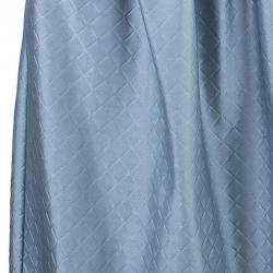 Pre Owned Chloe Silver Quilted Skirt S