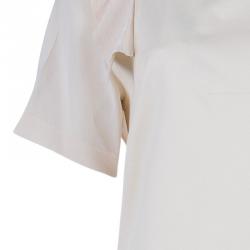 Pre Owned توب كلوي قطن بيج L