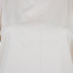 Pre Owned توب كلوي قطن بيج L