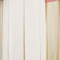 Pre Owned تنورة كلوي شيفون ميدي ألوان L