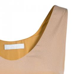 مملوكة مسبقًا Chloe Nude Silk Top M