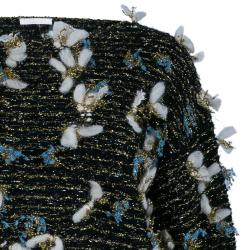 Pre Owned Chloe Lurex Metallic Knit Sweater S