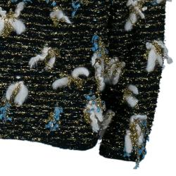 Pre Owned Chloe Lurex Metallic Knit Sweater S