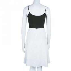 Chloe White A-Line Skirt L