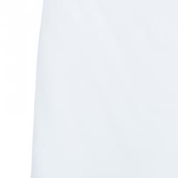 Chloe White A-Line Skirt L