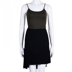 Chloe Black Crepe Skirt L