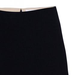 Chloe Black Crepe Skirt L