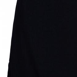 Chloe Black Crepe Skirt L