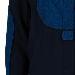 Pre Owned Chloe Blue Denim Bib Blouse S