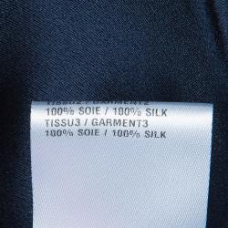 Pre Owned Chloe Blue Denim Bib Blouse S