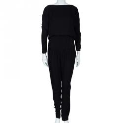 Chloe Black Silk Jumpsuit S