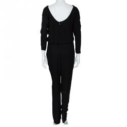 Chloe Black Silk Jumpsuit S