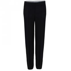 Pre Owned Chloe Black Wide Leg Trousers S