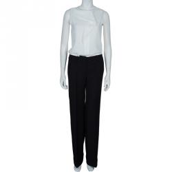 Pre Owned Chloe Black Wide Leg Trousers S