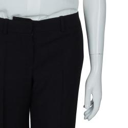 Pre Owned Chloe Black Wide Leg Trousers S