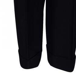 Pre Owned Chloe Black Wide Leg Trousers S