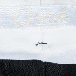 Pre Owned Chloe Black Wide Leg Trousers S