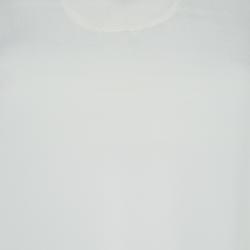 Pre Owned Chloe Off-White Silk High Low Hem Tunic Dress S