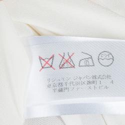 Pre Owned Chloe Off-White Silk High Low Hem Tunic Dress S