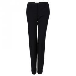 Chloe Black Straight Fit Trousers S