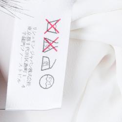 Pre Owned Chloe Powder Pink Multicolor Fringed Waistband Detail Shorts M