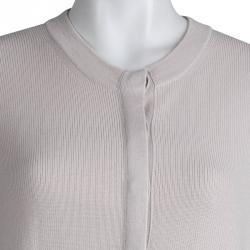Chloe Blush Pink Cashmere Knit  Cardigan M