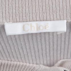 Chloe Blush Pink Cashmere Knit  Cardigan M