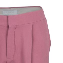 Pre Owned Chloe Pink Cropped Trousers M