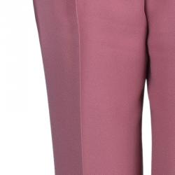 Pre Owned Chloe Pink Cropped Trousers M