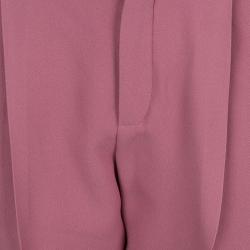 Pre Owned Chloe Pink Cropped Trousers M