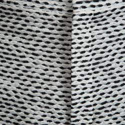 Pre Owned Chloe Monochrome Textured High Waist Shorts M