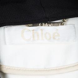 Chloe White Faux Double Layer Blazer M