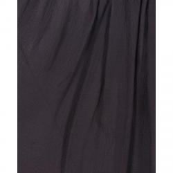 Pre Owned Chloe Dark Grey Gathered Silk Top S