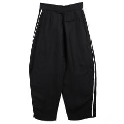 Pre Owned Chloe Black Linen High Waist Culottes S