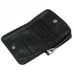 Pre Owned Chloe Black Leather Paddington Small Wallet