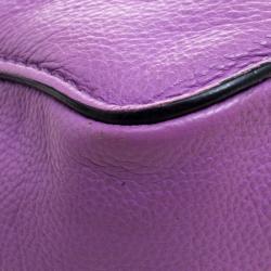 Pre Owned Chloe Lilac Leather Small Elsie Shoulder Bag