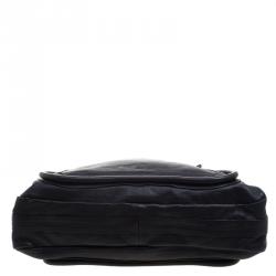 Pre Owned Chloe Black Leather Large Paraty Shoulder Bag
